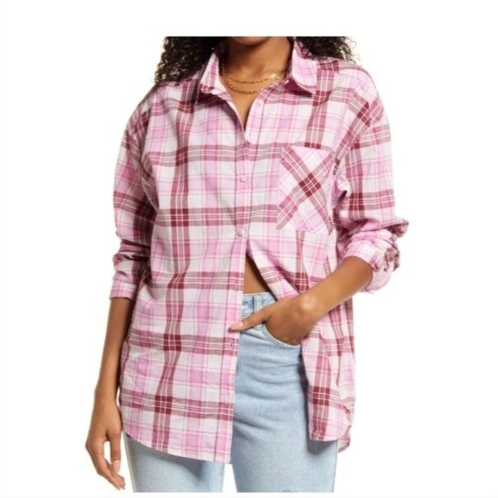 BP summer plaid shirt NWOT